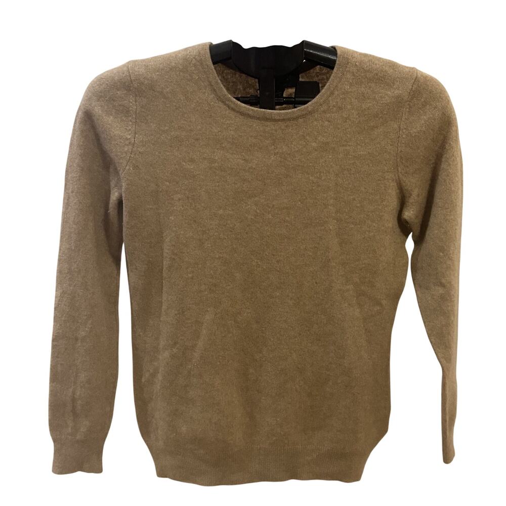 Charter Club Cashmere Sweater Women's size Medium 100% Cashmere in Tan - Picture 1 of 3
